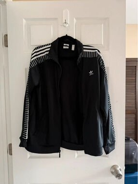 Adidas track jacket, size M